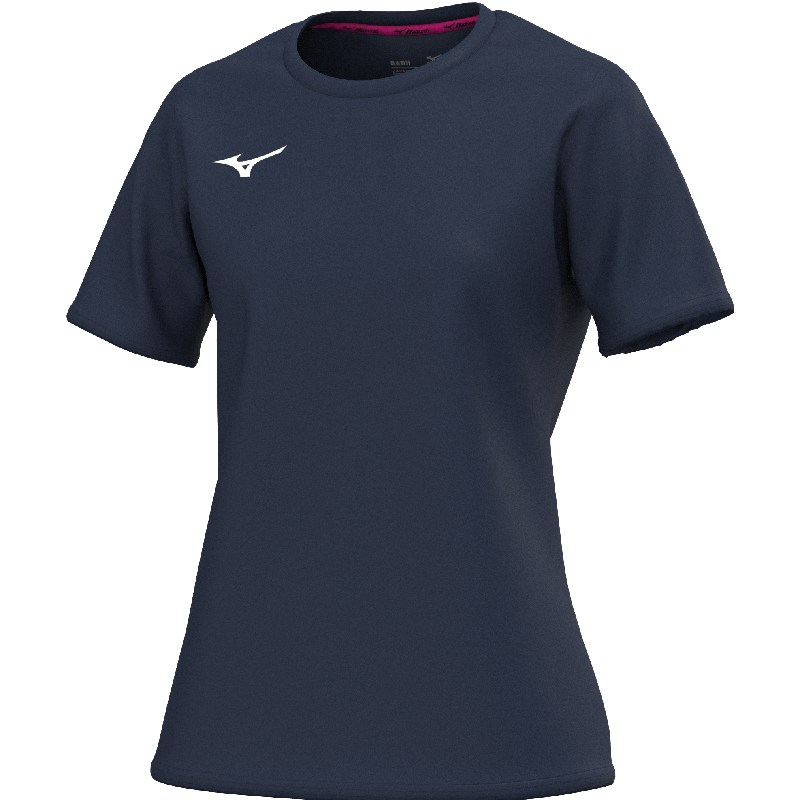Mizuno Team Training tee Women - navy Sportkleding