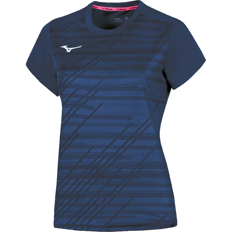 Mizuno Chiba Tee Dames - Navy
