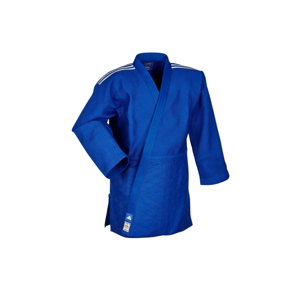 Adidas Champion III IJF judopak regular fit blauw Pakken