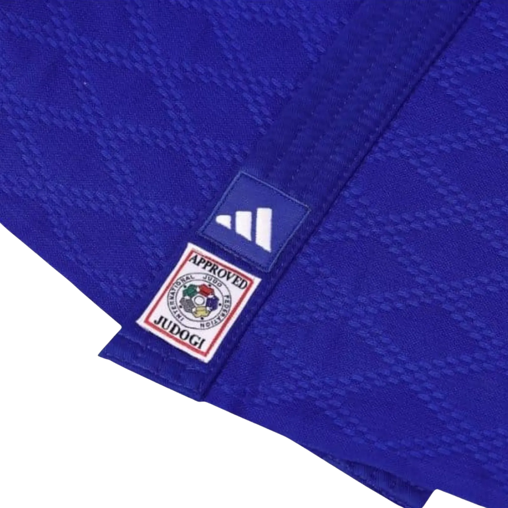 Adidas Champion III IJF judopak regular fit blauw Pakken