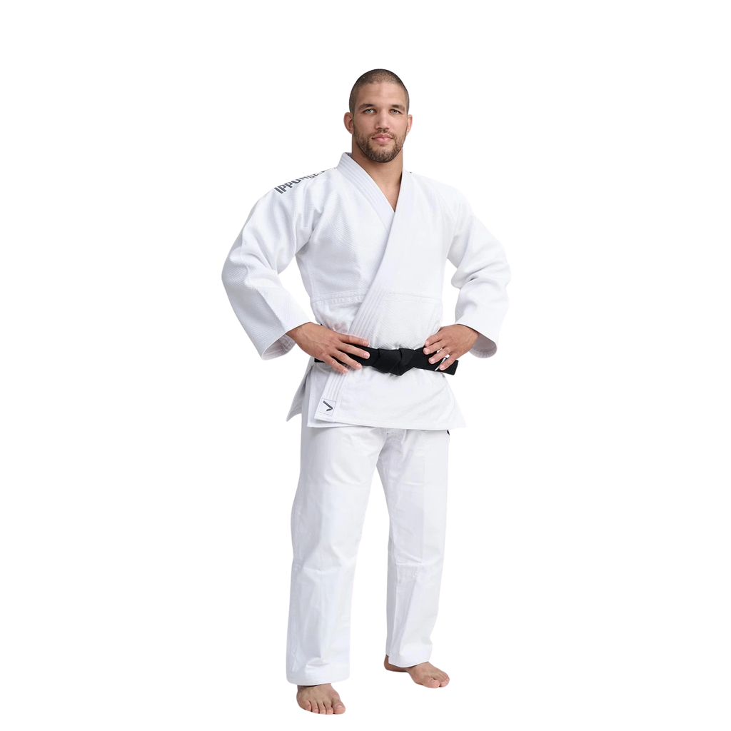 Ippon Gear Fighter 2 Slim Fit Komplett-Judoanzug – Weiß