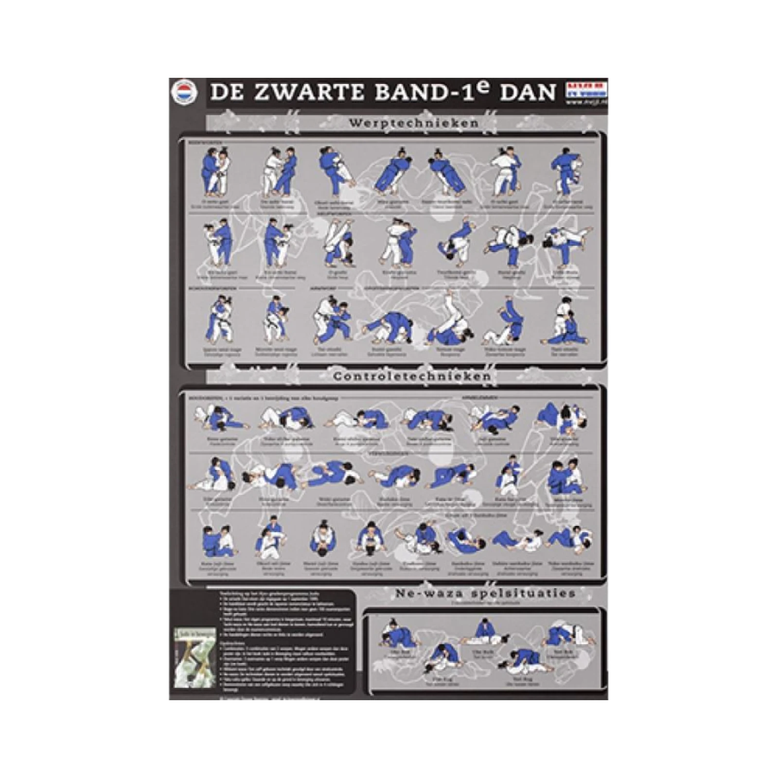 KYU Kaart Zwarte band Accessoires