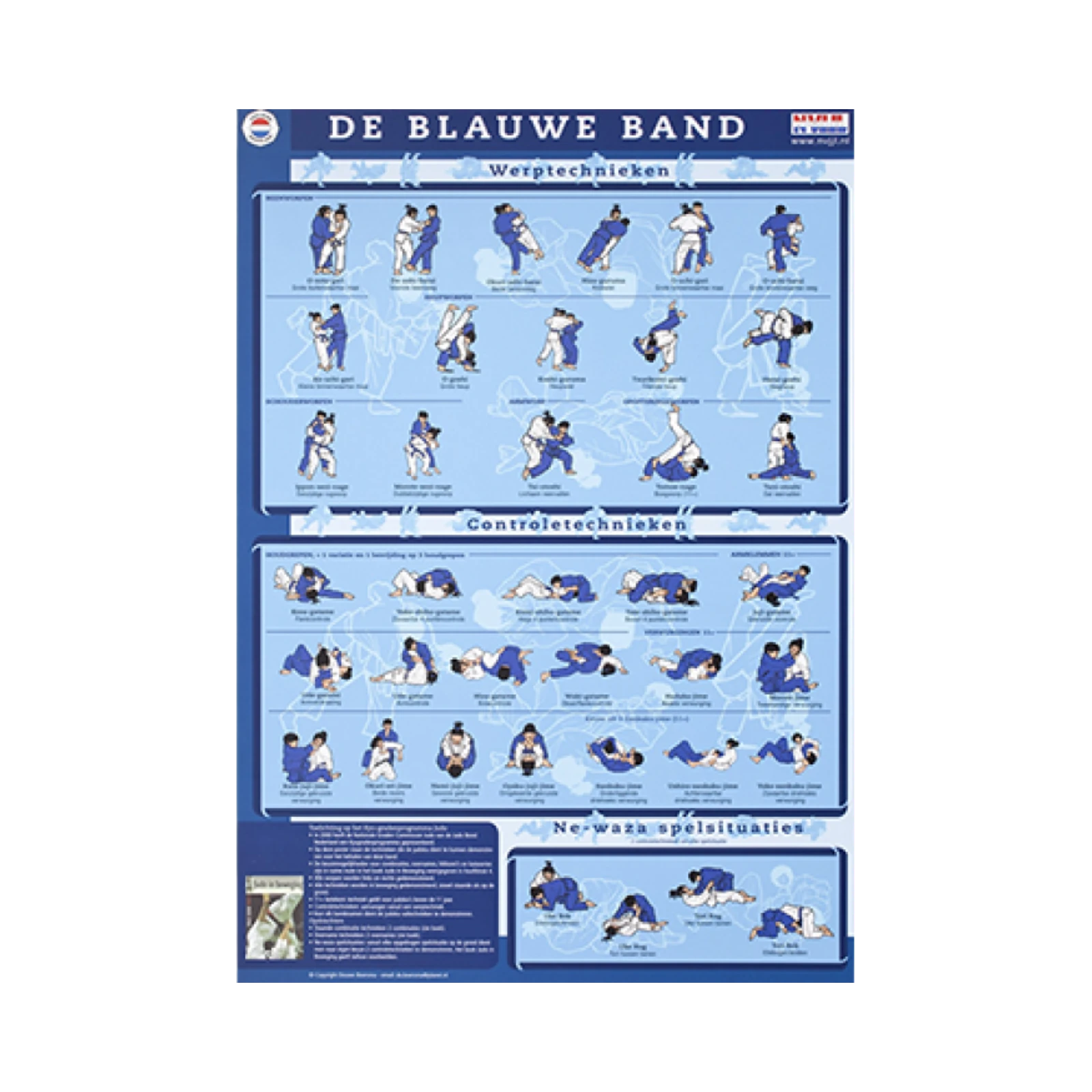 KYU Kaart Blauwe band Accessoires